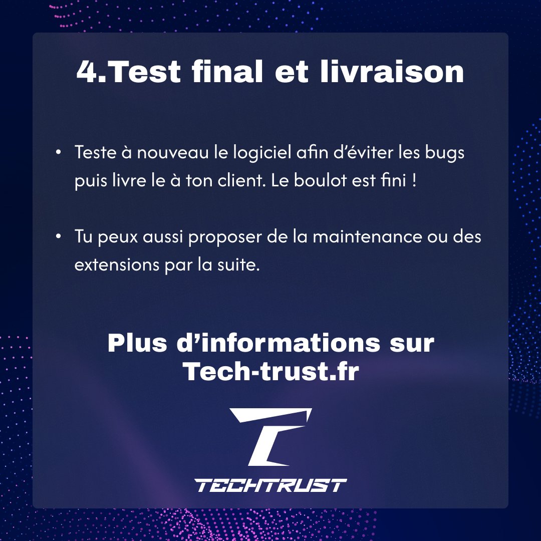 Techtrust_'s tweet image. 🚀 Transformez vos idées en réalité numérique !

Chez Techtrust, nous créons des logiciels sur-mesure pour répondre aux besoins uniques de nos clients. 
👉 Contactez-nous dès aujourd&apos;hui !

#DéveloppementLogiciel #TransformationDigitale  #LogicielPersonnalisé