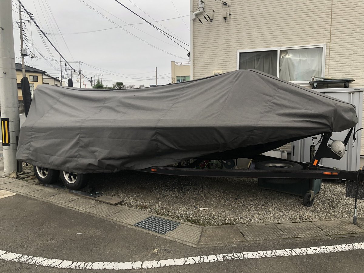 norisuke_77's tweet photo. 7年使用したボートカバー新調！
新しいのはグレーにしてみました🚤🩶
#ラビオス
#labios https://t.co/u2n5bQhOxt