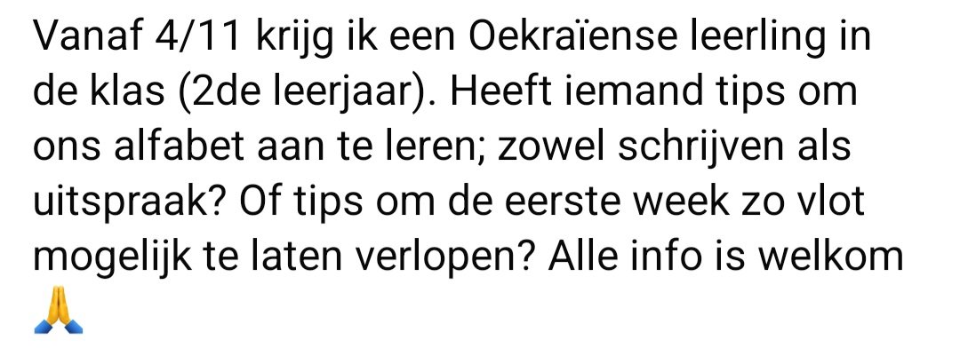 Dit blijft dus een probleem. Men zet een anderstalige in een klas en gaat ervan uit dat die 'zomaar' Nederlands zal leren, zonder enige extra ondersteuning. Tijd om Okan ook in te voeren voor het basisonderwijs. Dit is onhaalbaar voor een klastitularis alleen.