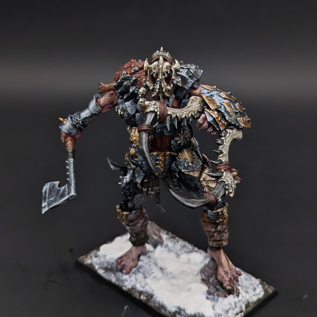 EthanesSTT's tweet image. Hello everyone.

An other giant from my #sonsofbehemat army project for #aos join my force of #chaos for #wtow.

Anyway best regards.

#PaintingWarhammer
#WarhammerCommunity