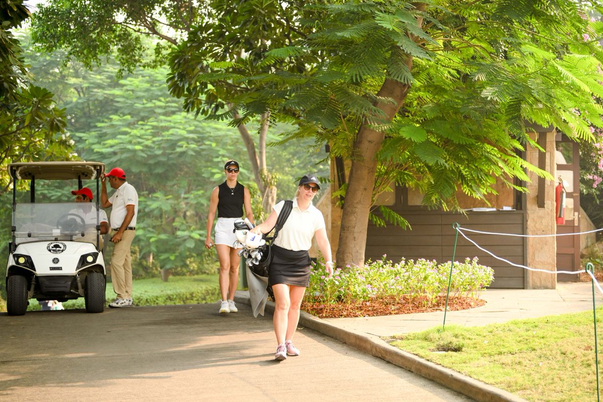 The leading lights in action as they go out to the DLF Golf and Country Club for the fourth and final round of the #HWIO2024

#HeroWomensIndianOpen2024
