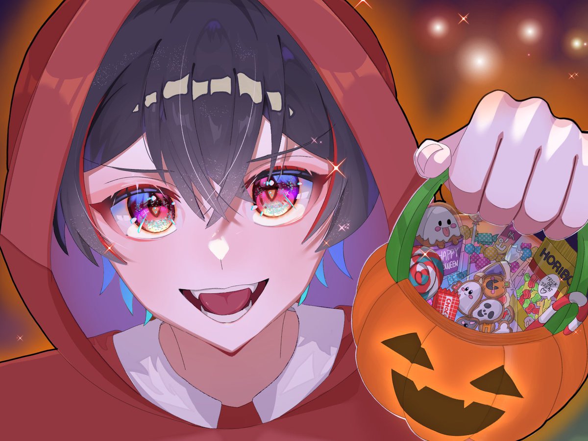 こちらのイラストでハロウィン合作参加させて頂きました🥰 すっごく