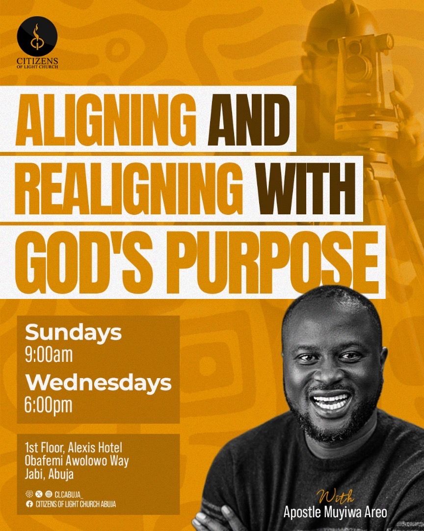 clcabuja_'s tweet image. This morning, join us as we continue the life transforming series. 

⛪ 1st Floor, Alexis Hotel, Jabi Abuja 

⏱️ 9am at Citizens of Light Church Abuja. 

See you in Church!
Welcome to Freedom!
#clcabuja #madeinclc #clctribe #abujachurch #abujachurches #clcglobal