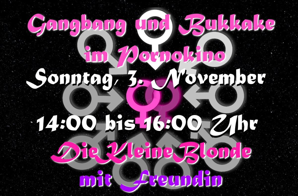 03.11.2024 14:00-16:00 Uhr Gangbang und Bukkake im Pleasure-Pornokino Kassel (Hedwigstr.5, 34117 Kassel)  

Meine Freundin und ich suchen viele aktive Herren, die auf Gangbang und Bukkake stehen.
#Kassel #Pornokino #Gangbang #Bukkake 
#Göttingen #Sperma #Sex #PleasureShop