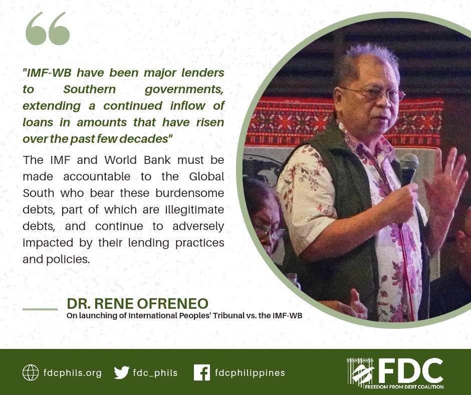 The IMF and World Bank have long imposed burdensome debts on the Global South, with practices that must be challenged. It's time to hold these financial institutions accountable for the impact of their lending, policies that deepen inequality and suffering.

#CancelTheDebt