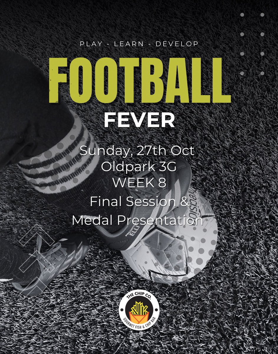 FINAL SESSION today along with Medal
presentation. See you all very soon for more FUN coaching and treats!