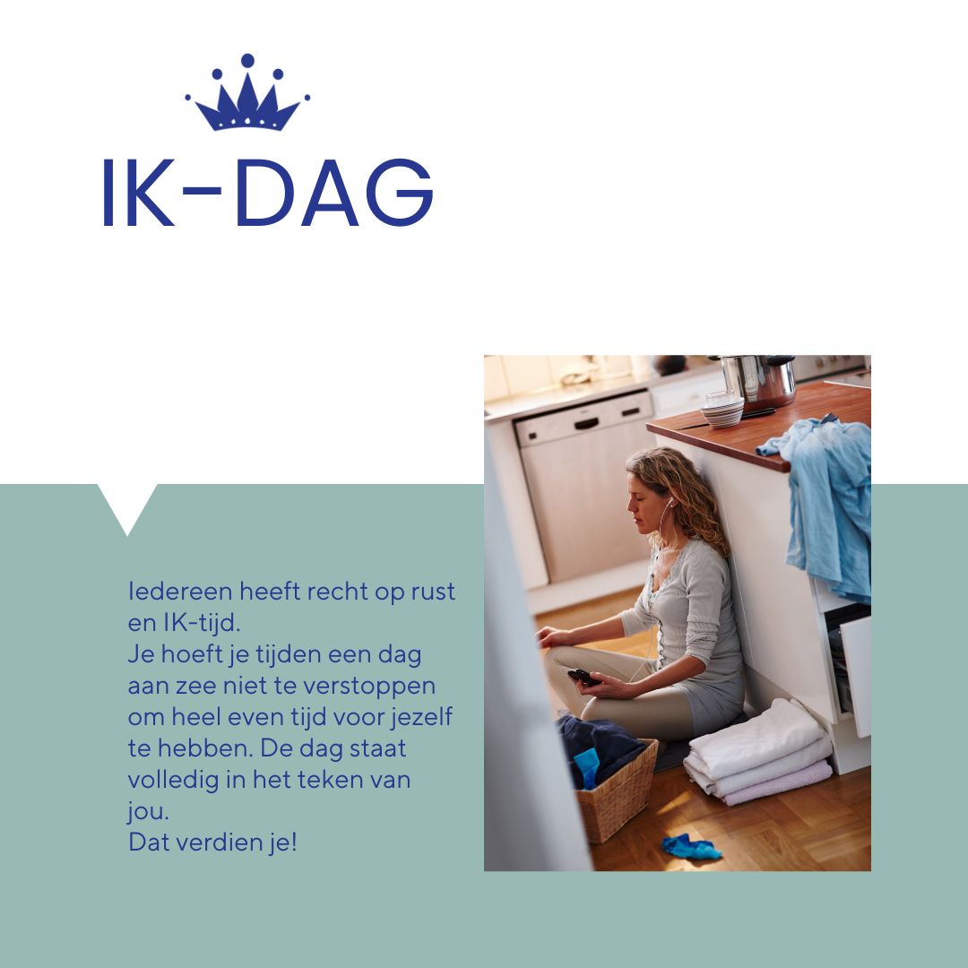 𝕀𝕜-𝕕𝕒𝕘

Natuurlijk heb je ik-tijd nodig.
Heel fijn als je dit kunt vinden tussen de was. 
Maar nog fijner als je jezelf verwend met een dag aan het strand. 

Lees er meer over op: jolandadamsma.nl/ik-tijd
