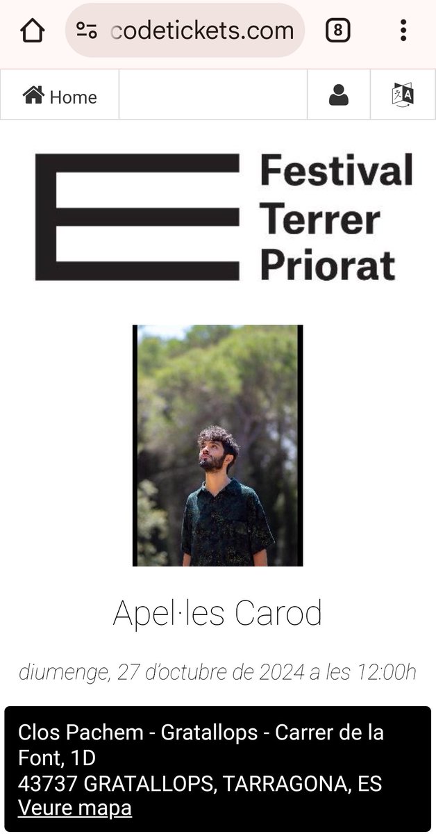 CompanyStas's tweet photo. Darrer diumenge d'octubre, Aplec al Puig
#27oct24
12h
✓@TROBADORETS
a Alaquàs/Castell
✓ @apelescarod a Gratallops/closPachem
4hV AGAINSAM a Aguilar de Segarra/localSocial
2/4 de 6hV @ambauka a Torrelles de Foix/pl #LluisCompanys https://t.co/WIJaWQ2LRG