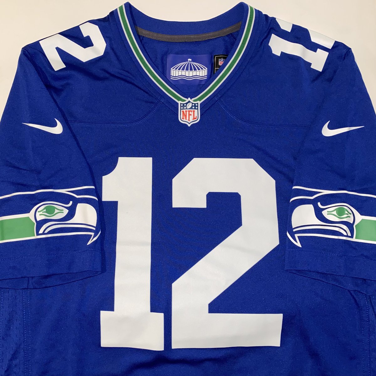 RnR_Runner's tweet photo. 2024 Nike 12th Man Royal Seattle Seahawks Throwback Game Jersey https://t.co/EKlAvWUxNX
