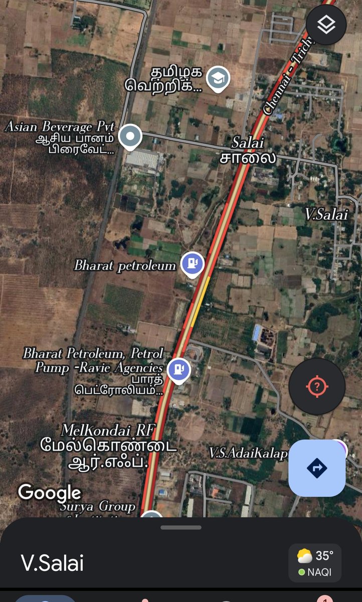 Have you guys seen the road color in Google map changed to TvK flag color   #google #googlemap #தமிழகவெற்றிக்கழகம்
#TVKVijay  #TVKMaanadu #TVKMaanaaduOct27