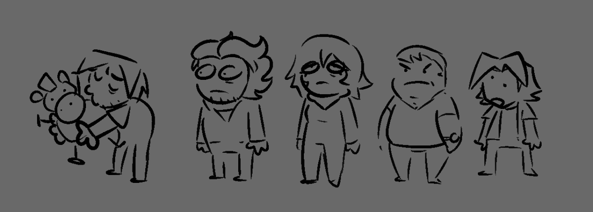 AU where everyone is still traumatized by Jimmy's bullshit but like, in a non-life shattering way I think

#Mouthwashing