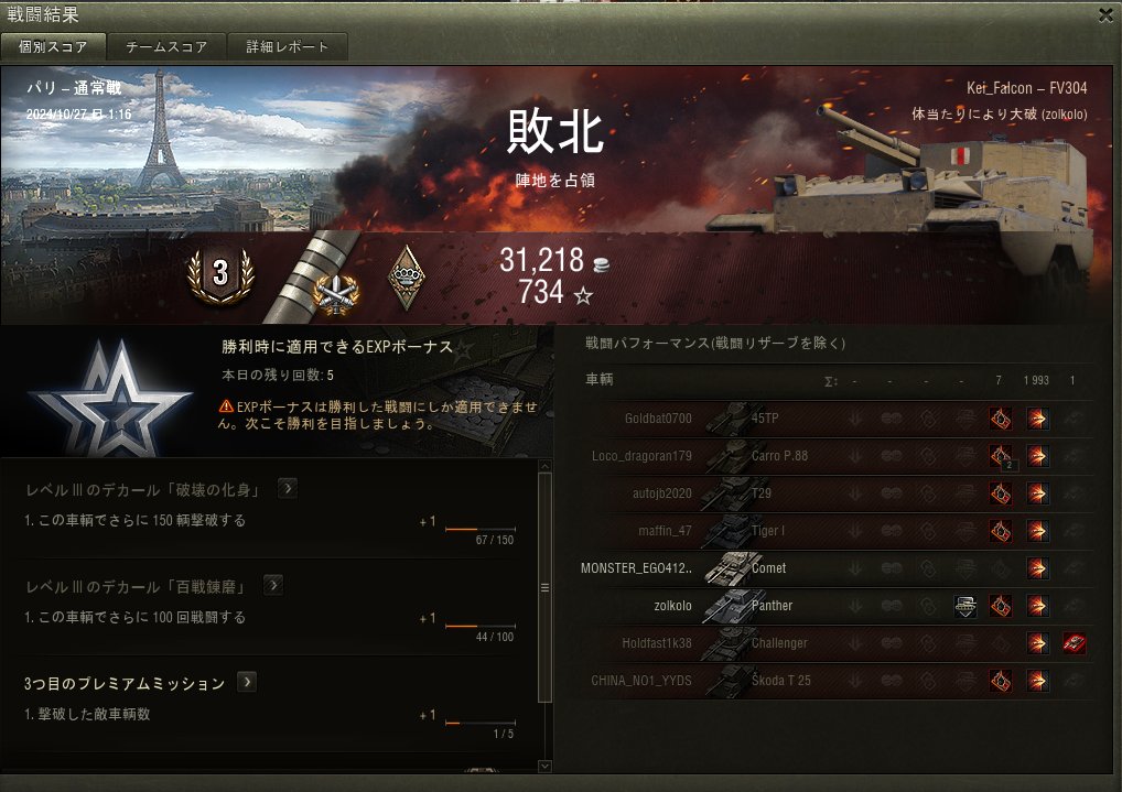 FirmKei's tweet photo. FV304　3優等取れました
小隊してくれた皆様のおかげです！
Tier6ラストのHummelも頑張って取ろうと思ってます https://t.co/j7NDNiCwoE
