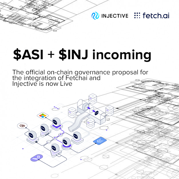 SashaVolkoff1's tweet photo. The official on-chain governance proposal for the integration of @Fetch_ai and @injective is now Live🚀

100% approval from all participants is an amazing rate!
Your participation continues to shape the future of decentralized #AI.
$ASI + $INJ incoming!

#INJ #Injective https://t.co/CFRUC51xyK