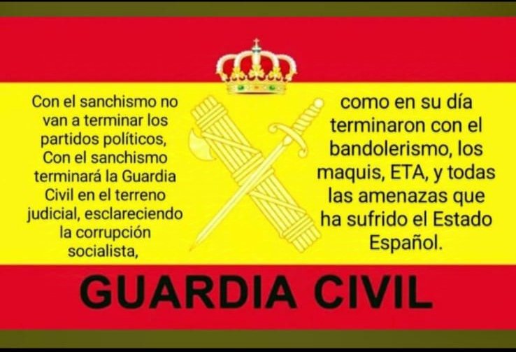 gustavofrutero's tweet photo. Por mucho que le pese al Gobierno y en particular a Marlaska https://t.co/Q5ejMzGtpQ