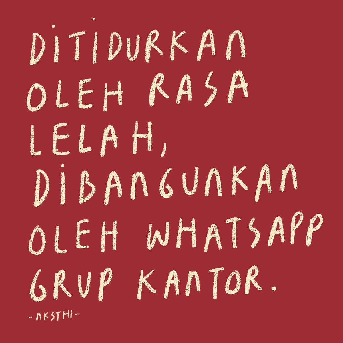 Tulang punggung keluarga bersiap menyambut Senin 🥹