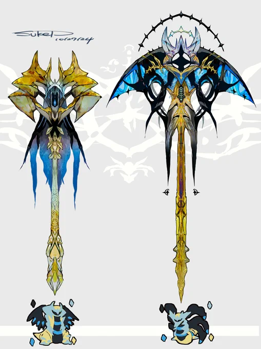 色違いギラティナモチーフの武器(ポケモン) 