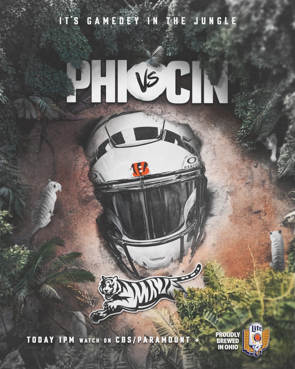 Bengals's tweet photo. Jungle... You know what to do.

#WearWhite x #RuleTheJungle https://t.co/8UY6pmSr7R