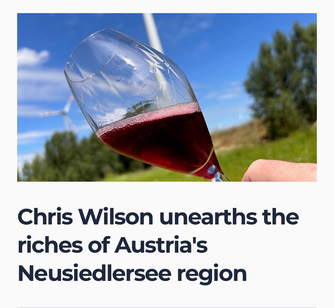And what riches they are. My latest <a href="/TheBuyer11/">The_Buyer</a> feature is a deep dive into Austria’s Neusiedlersee wine region. 

the-buyer.net/insight/austri…