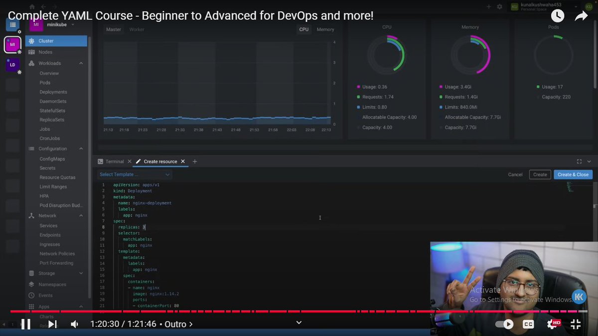 📝 Just explored YAML with <a href="/kunalstwt/">Kunal Kushwaha</a>! Covered syntax, data types, YAML vs. XML/JSON, and DevOps tools—all packed in one video. Ready to apply these YAML skills in DevOps! 💻
➡️ Resources :
Lens: k8slens.dev
Monokle: kubeshop on GitHub
Datree: datree.io