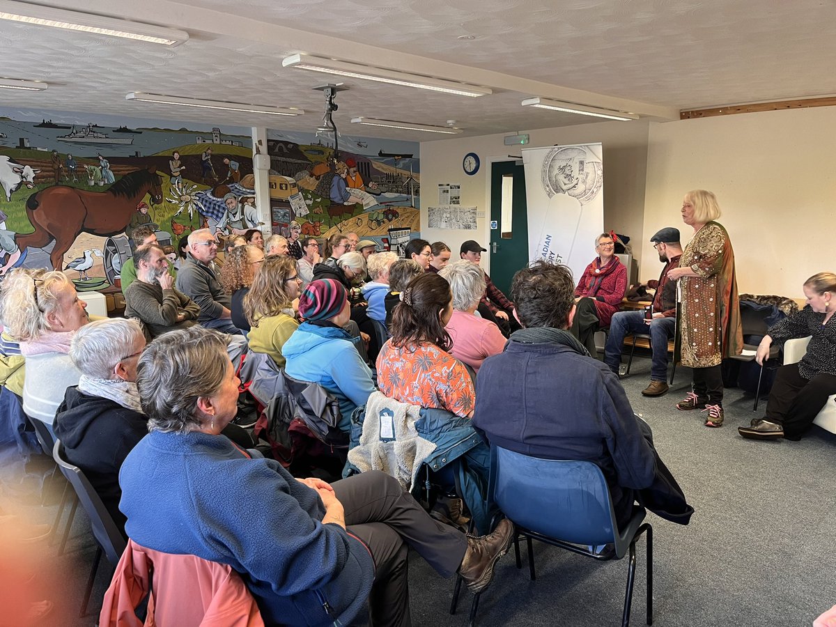 We had a fabulous ‘overseas’ trip to Flotta! The sun shone, the stories flowed, and the soup was delicious 🥰✨⛴️