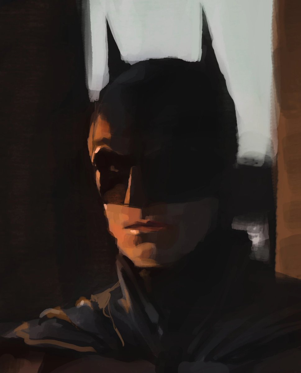 ThijsR88's tweet photo. The Batman study, trying to be a bit more painterly with this one. 
#TheBatman #art #digitalart #painting #digitalpainting #photoshop #ArtistOnTwitter https://t.co/u1x7MVY3Mk