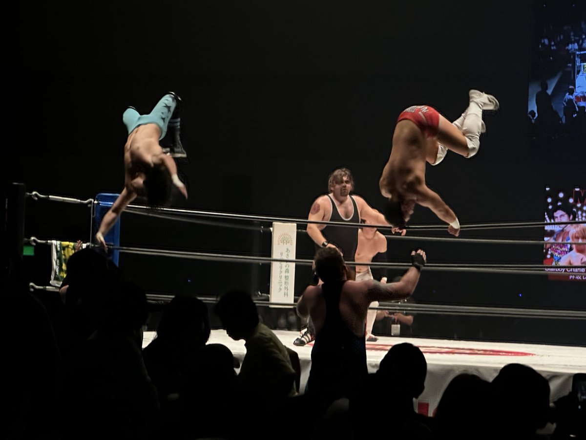 7_angel_summers's tweet photo. 飛ぶ系タッグ勝ち
好きです飛ぶ系
#マーベラスプロレス
#MarvelousIMPACT
#Marvelouspro https://t.co/PSrspELd4M