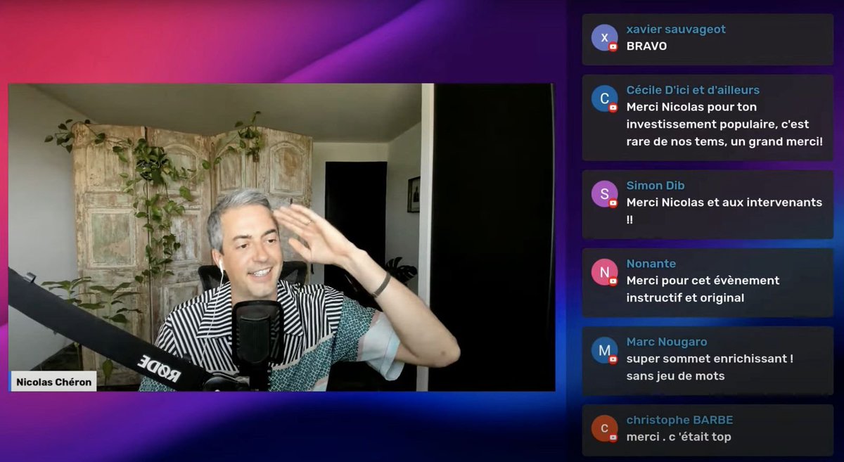 Le Bilan du "Sommet de l'Investisseur" vient de tomber...
Je ne m'attendais pas à de tels chiffres 🤯

💡 Pour rappel, le "Sommet de l'Investisseur" c'était :

- 12 heures de streaming en live pendant 2 jours sur...
- 6 réseaux sociaux avec...
- 15 invités de renoms.

Pour parler