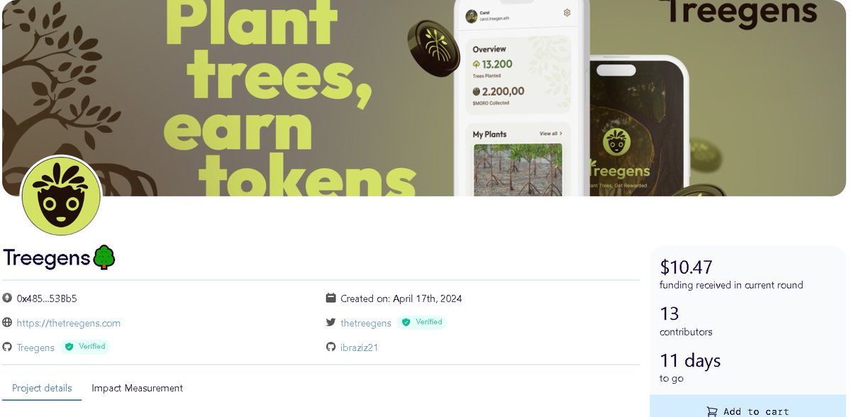 Gmgmmm💚

What are you grateful for this sunday, Treegen?

I'm grateful for these 13 contributors who are supporting regeneration of nature🌳

Share what you are grateful for in the comments⬇️
#GG22