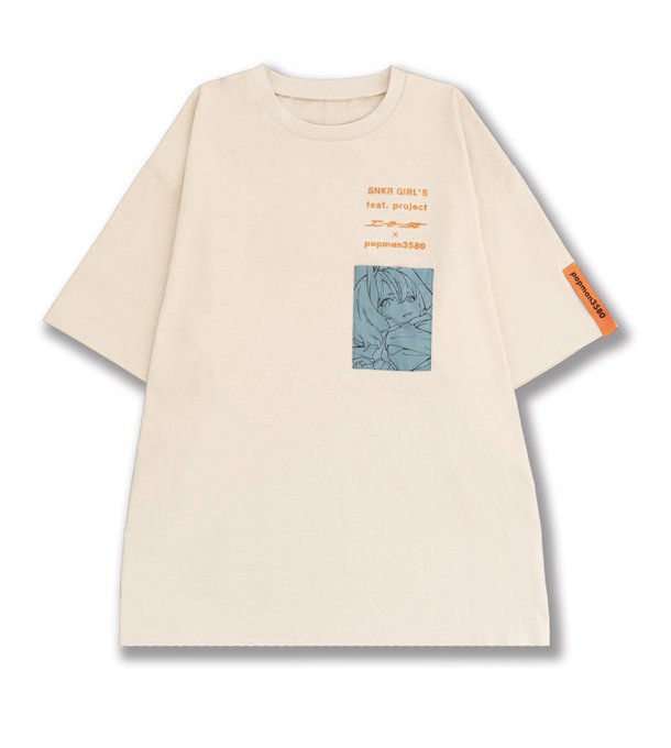 【スニーカー少女 feat. popman3580】
Tシャツ販売&amp;プレゼント企画🎁

「2-POCKT NERD TEE」が本日より発売されます!発売を記念して抽選で2名様にプレゼントさせていただきます!

大きめのシルエットのボディに、ロゴの刺繍、タグ素材にも拘っていてかなり贅沢モリモリのデザインTシャツです😊 