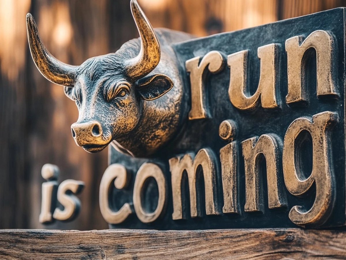 Baanx_King's tweet photo. 🐃 | Bullrun is coming closer! 🔥

Now is the time to prepare and stay ahead. 🌍⚡️♟️
one last project to buy before the bullrun?

 #Bullrun #CryptoNews #cryptocommunity #Binance #mexc #gateio #NFTCommmunity https://t.co/TQe4zBTizJ