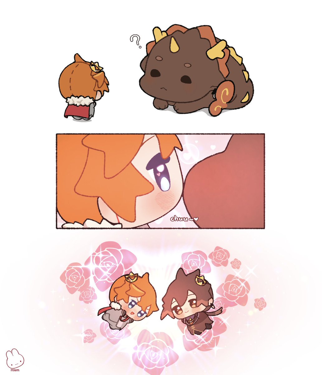 Day 3: Fairytales 
True love's kiss🩷 #Genshin #tartalinuiweek2024