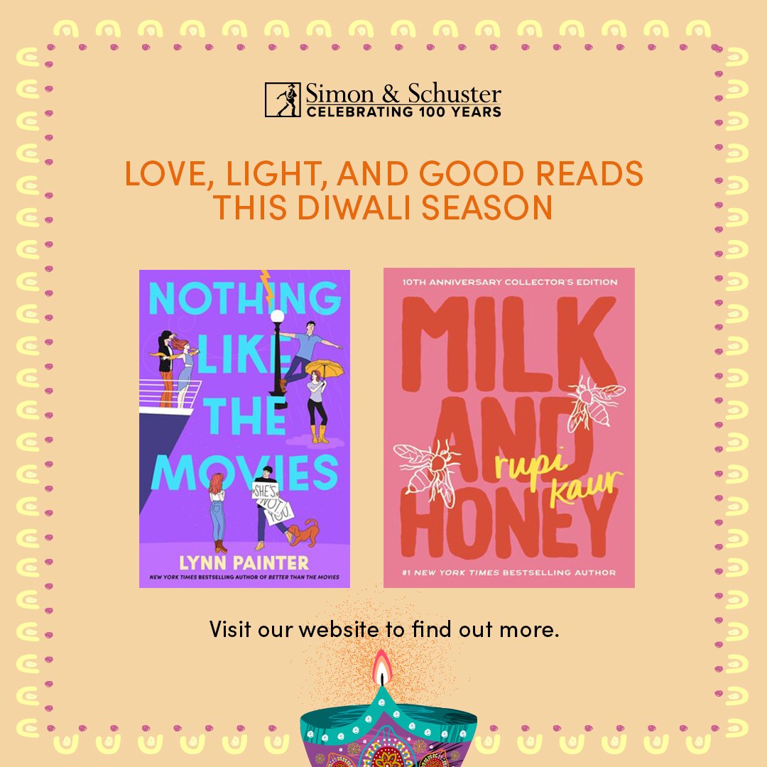 SimonSchusterIN's tweet image. We wish our readers love, light and good reads this Diwali season. 🪔📚 

Visit our website to find more enthralling books to gift your friends and family. 

#diwali #diwaligifting #giftingideas #happydiwali #diwaliseason