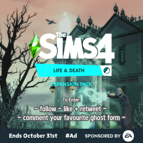 littlbowbub's tweet image. #Ad Thanks to the #EACreatorNetwork 
I have 1 code for #TheSims4LifeAndDeath 
[PC EA app]
To Enter:
🪦 follow
🪦 like + retweet
🪦 comment your favourite ghost form
Giveaway closes October 31st 👻
