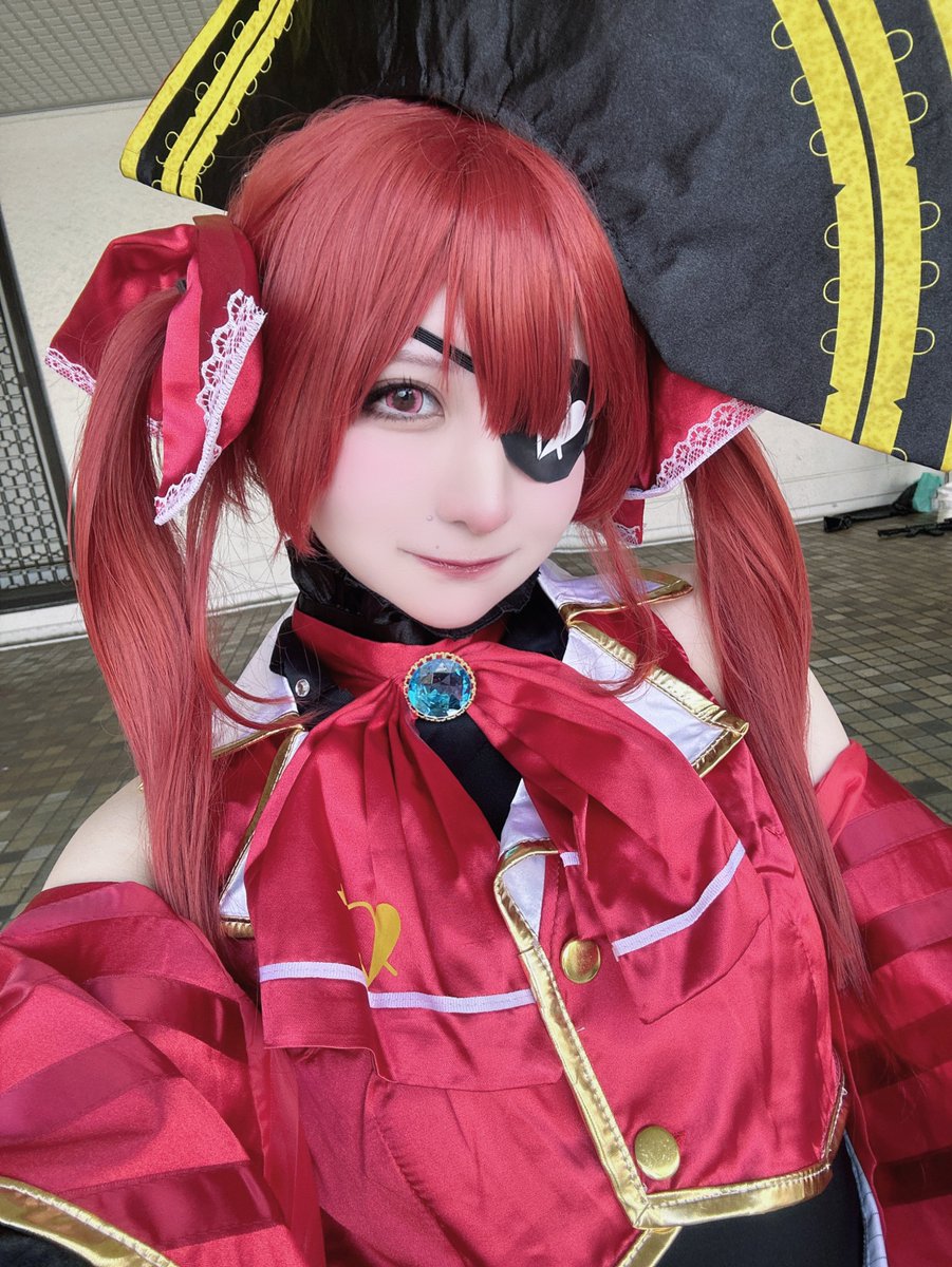 池ハロ撮ってくださった方ありがとうございました❤️☠️
#池ハロ2024　#コスプレ　#宝鐘マリン https://t.co/n1JMez3p9r