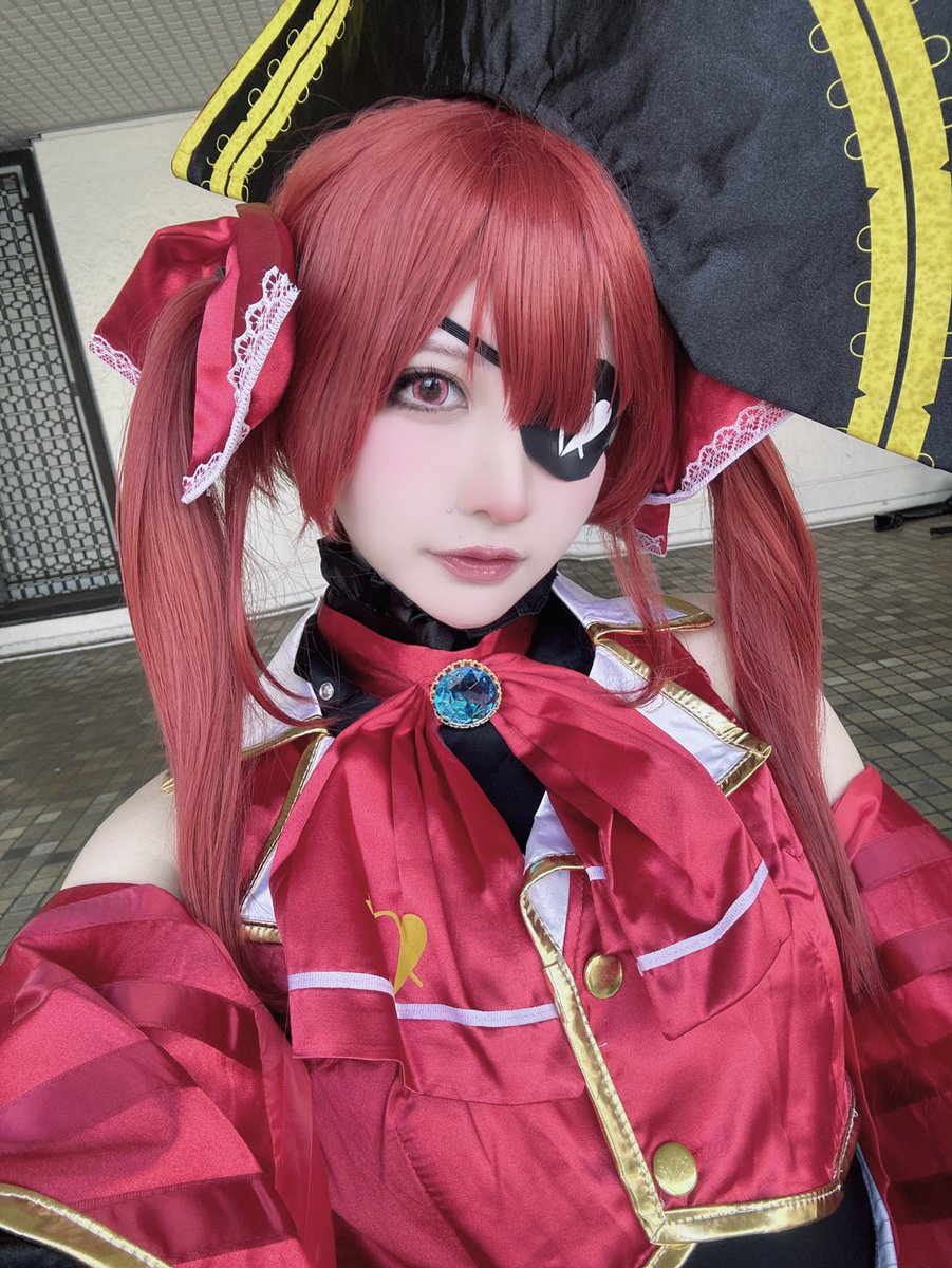 池ハロ撮ってくださった方ありがとうございました❤️☠️
#池ハロ2024　#コスプレ　#宝鐘マリン https://t.co/n1JMez3p9r
