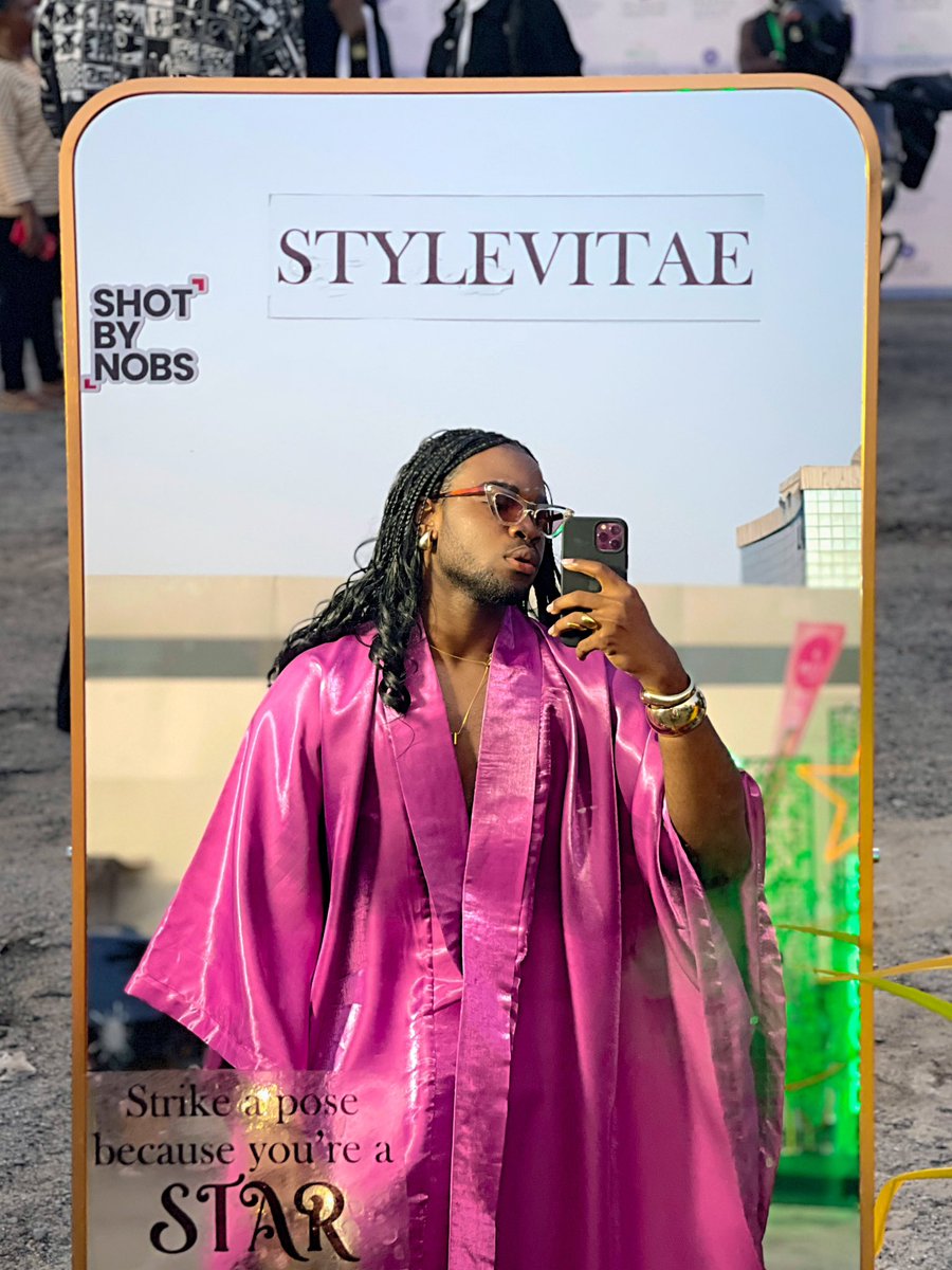 This silhouette was so unexpected for me but I think I nailed it 🤭🤭 #LagosFashionWeek #LagosFW24 #lagosfw