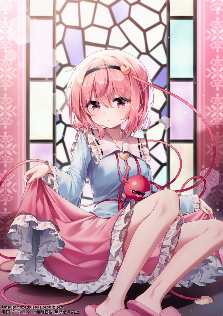 さとり東方 東方Project ちょこラバ じとっと 古明地さとり 桜coior