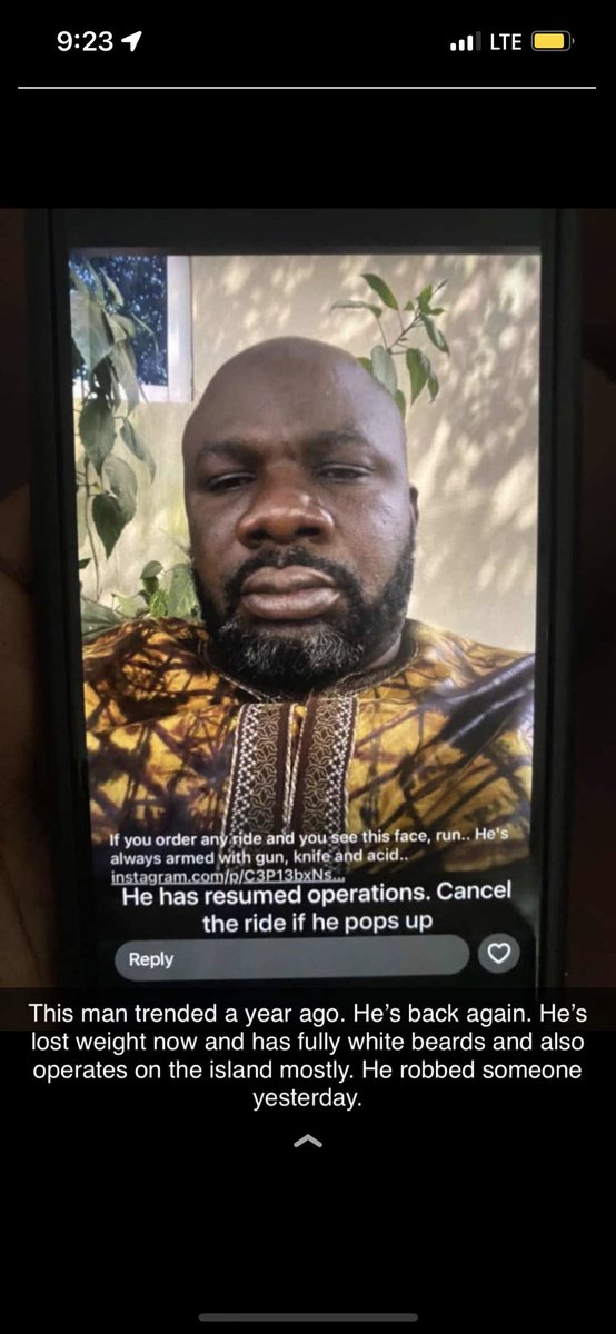 motundeee's tweet photo. He robbed someone yesterday again 
Stay safe 🙏 https://t.co/yercteH9jR