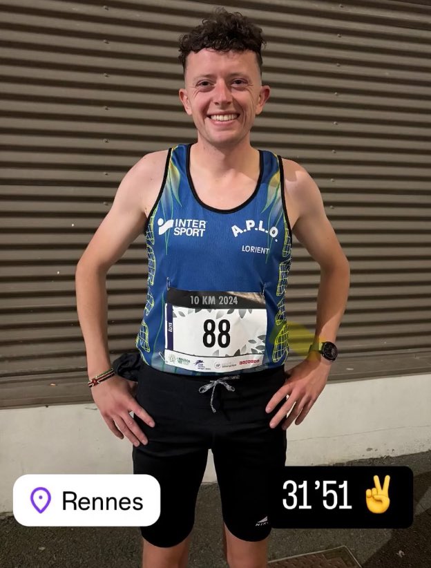 Hugo Le Pallec vient de réaliser 31mn52sec aux 10Km du Marathon Vert de Rennes (67eme) !!!
Bravo !!!!
Theo Le Gouguec termine 22eme en 30mn35sec !!!
 Félicitations à tous les deux !!!!
#UnClubPourTous 
#PlusQueUnClub 
APL