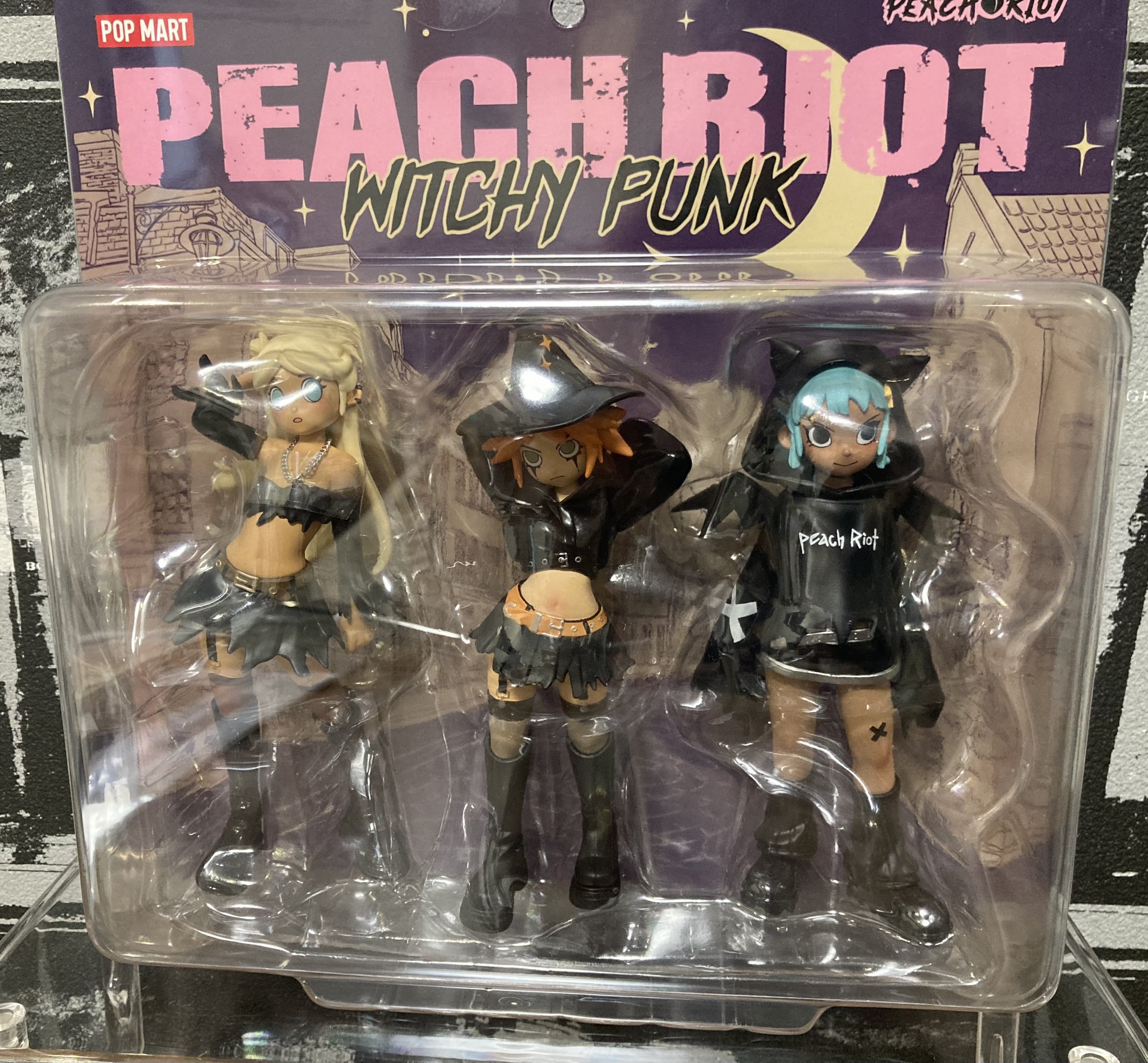 POP MART PEACH RIOT WITCHY PUNK 3体セット すけきよ＠ぼんくらな