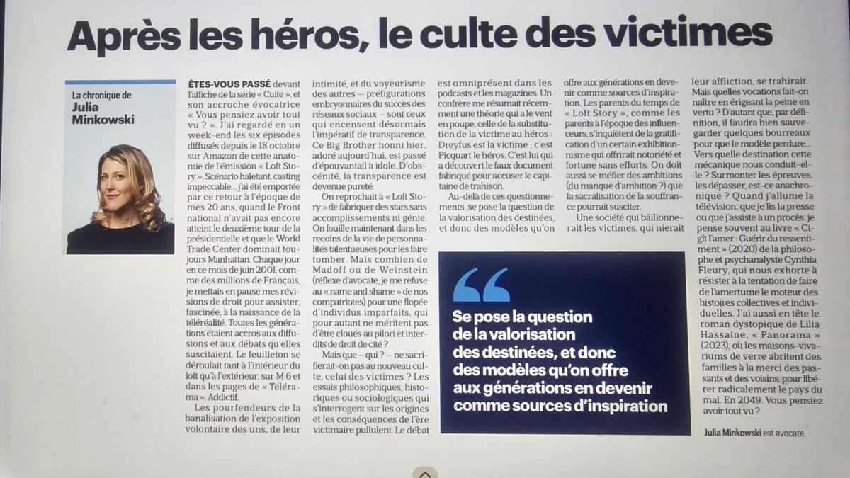 JouanAnne1's tweet photo. C’est dommage de ne pas préciser au lecteur que l’avocate qui explique dans Le Parisien que les victimes rêvent d’une chose : « faire tomber » des « personnalités talentueuses » est celle de… Nicolas Bedos. Tout juste condamné https://t.co/xjAmOarIrp