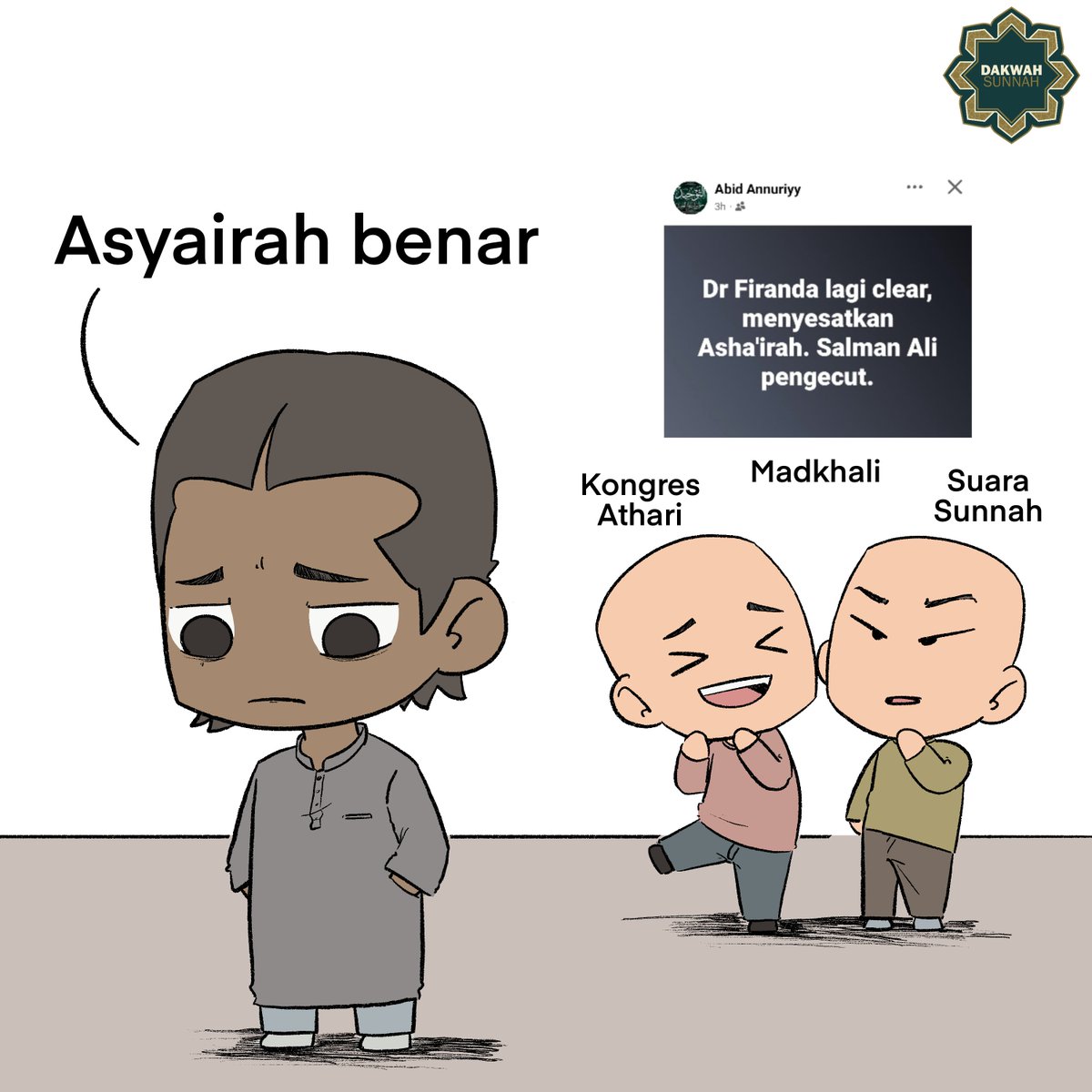 dakwahsunnah_'s tweet photo. Kebenaran Ashairah telah diakui oleh kawan dan lawan. 

#komikdakwah #dakwahsunnah #islam #dakwah #dalil #Asyairah https://t.co/XEYWVYH5In