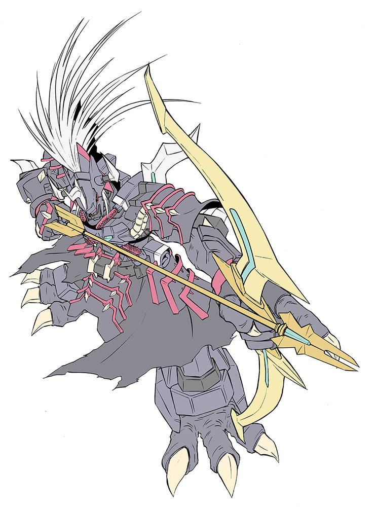Digimon_Freaks's tweet photo. #AsMaria encontró un plano de hace años de #Gaioumon en color en un disco duro antiguo con algunas diferencias.
#Digimon https://t.co/1aSLGDxwvh