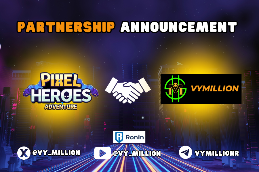vy_million's tweet photo. 🎉 THÔNG BÁO HỢP TÁC CHIẾN LƯỢC 🎮

🚀Vỹ Million 🤝 Pixel Heroes Adventure!

Vỹ Million rất vui mừng thông báo về sự hợp tác chính thức với @PixelHeroesMMO  một dự án GameFi tiềm năng phát triển trên hệ sinh thái Ronin! 🚀

Vỹ Million: Được thành lập từ năm 2021, chúng tôi tự hào là cộng đồng GameFi lâu đời tại Việt Nam, luôn đi đầu trong việc kết nối và phát triển lĩnh vực này.

Pixel Heroes Adventure: Một tựa game Play-to-Earn di động, mang đến trải nghiệm mới mẻ và thú vị cho cộng đồng game thủ, đồng thời mở ra cơ hội kiếm thu nhập thông qua việc chơi game.

🔗 Sự hợp tác này hứa hẹn sẽ tạo ra nhiều cơ hội mới, góp phần thúc đẩy sự phát triển của ngành công nghiệp GameFi tại Việt Nam cũng như trên toàn thế giới.

🚨 Đừng bỏ lỡ sự kiện airdrop hấp dẫn của dự án tại đây: https://t.co/g47WrdkSgb

Hãy cùng chờ đón những hoạt động và sự kiện hấp dẫn sắp tới nhé! 🎮💥

#VyMillion #PixelHeroesAdventure #GameFi #Ronin #PlayToEarn #HợpTác