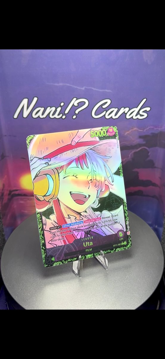 VersusTcg's tweet photo. Sorteo de 3 Utas custom junto con @nanicardsop

Para participar: 
- Seguirnos a ambos en Instagram 
- Seguirme en Twitter  y dar rt
- Mencionar a 2 amigos a los que también les gustaría tener esta carta.

Los ganadores se darán el día 4 de Noviembre, envíos solo a España https://t.co/PZAXiUirO8