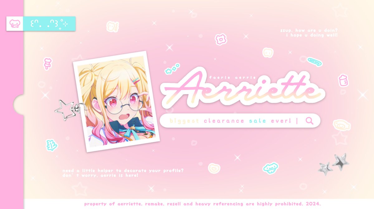 aerriette's tweet image. ꒰ᐢ. .ᐢ꒱₊˚⊹ reposts are really appreciated!

it’s clearance sale time ‼️🛍 aerrie mau bebersih 164 layout ready stock yg ada. harganya start from 2k-12k aja, bisa ditake dari sekarang, yuk jajaaaan. 🩷

꒰ 💸 ꒱ : on ALT.
꒰ 📩 ꒱ : VIA DM.

#zonaba #zonauang