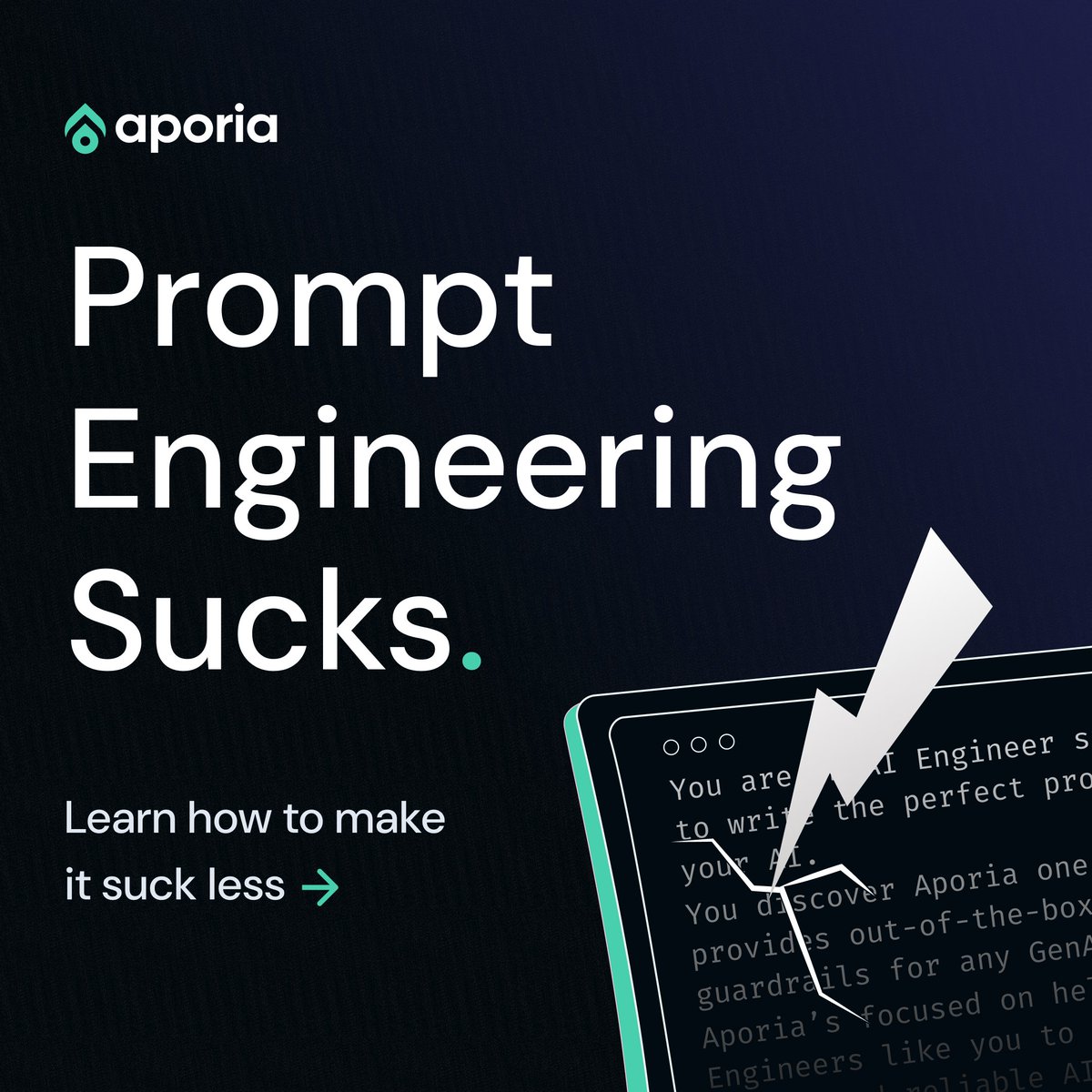 🚫 Prompt Engineering Sucks. There's Got to Be a Better Way...

Are you spending endless hours tweaking prompts with little to show for it? You're not alone. 

We've analyzed over 2,000 posts from AI engineers, and the consensus is clear: prompt engineering is more frustrating