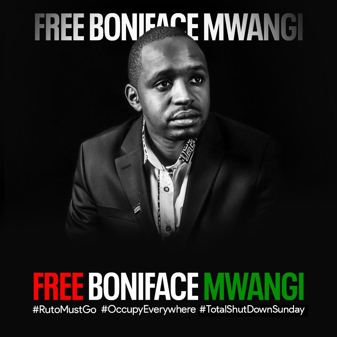#FreeBonifaceMwangi