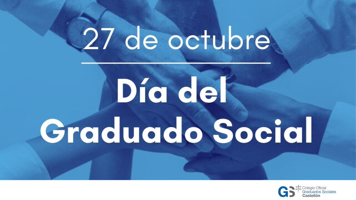 #diagraduadosocial | Graduados sociales: defendiendo derechos, construyendo justicia social 🙌

#GraduadosSociales #castellon