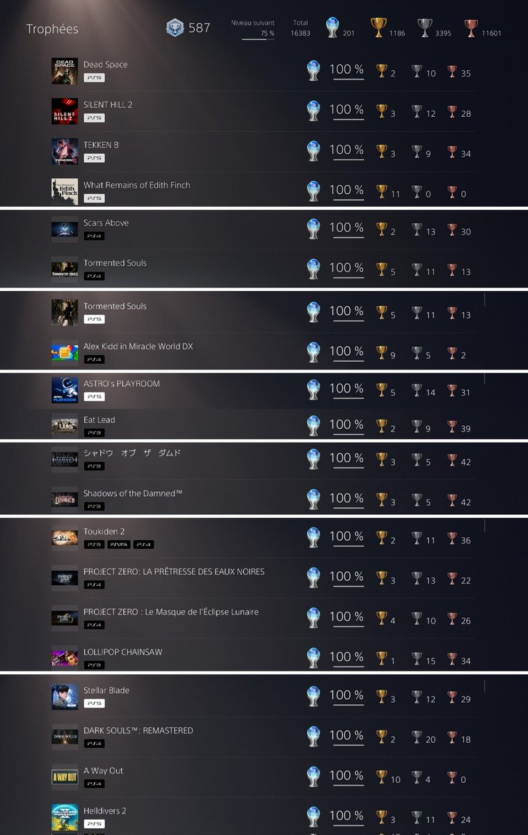 joniwan's tweet photo. Platine #201, série de 20 à la suite ! Après Silent Hill 2, un autre remake, lui aussi excellent, Dead Space ! J'ai roulé sur le jeu en difficulté "impossible", c'était pas si dur que ça 😁 encore un jeu d'horreur pour le prochain ? 😱 https://t.co/fi6PGySTGP